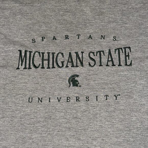 Varsity Classics Apparel T-Shirt Men's XL Gray Michigan State University Cotton - Picture 2 of 7